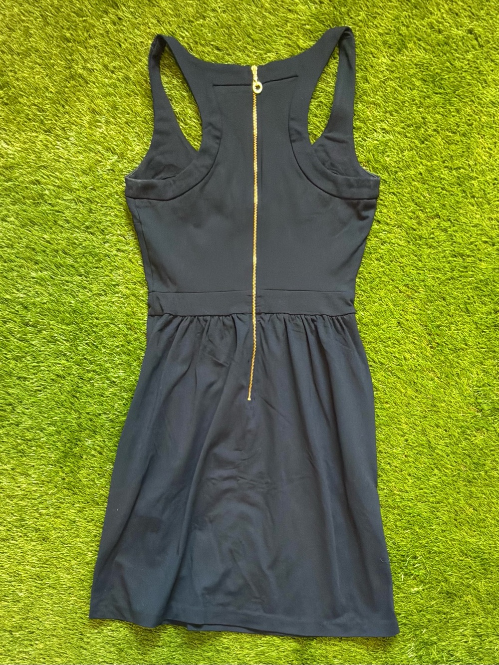 Cynthia Rowley Navy V Neck Sleeveless Dress Size 0 - Picture 2 of 2